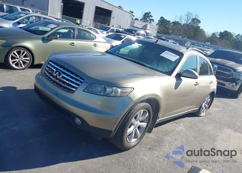 2004 Infiniti Fx35 z USA, uszkodzony, nr VIN JNRAS08W04X201353